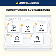 浦城建站-网站制作新手避坑指南：5个最常见的错误与对策