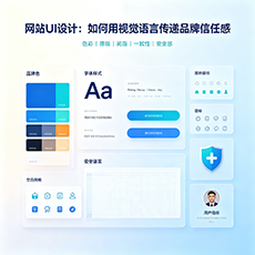 南平建站-网站UI设计：如何用视觉语言传递品牌信任感