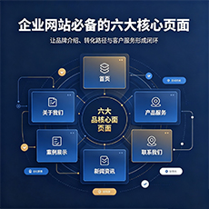 南平建站-企业网站必备的六大核心页面